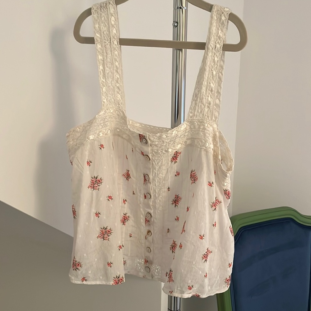 Love Shack Fancy floral top size S only worn once